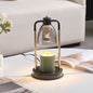 Contemporary Nordic Iron Glass Conic Rectangular 1-Light Melting Wax Table Lamp For Bedroom