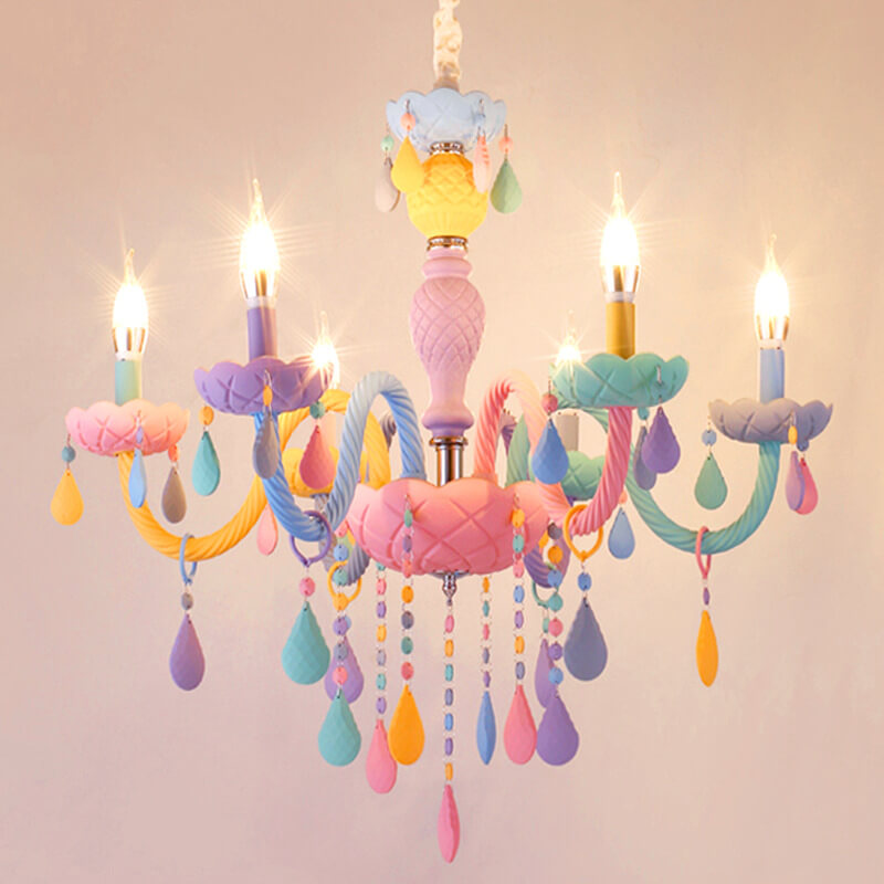 Princess Crystal Glass Chandelier