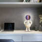 Contemporary Nordic Resin Glass Ball Cartoon Character 1-Light Table Lamp For Bedside