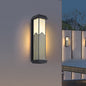 Chinese Retro Aluminum Rectangular Column LED Outdoor Waterproof Wall Sconce Lamp