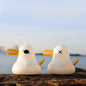 Cartoon Kiwi Bird Silicone Rechargeable Timer Dimmable LED Decorative Table Lamp