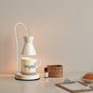 Modern Minimalist Metal Hourglass Adjustable Lampstand 2-Light Table Melting Wax Table Lamp For Bedside