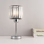Modern Minimalist Glass Column Shade 1-Light Table Lamp