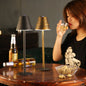 Modern Minimalist Solid Color Mushroom Hardware Plastic Rechargeable LED Night Light Table Lamp