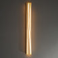 Modern Chinese Long Solid Wood Bar Wall Sconce Lamp