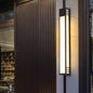 Contemporary Simplicity Stainless Steel Acrylic Column LED Waterproof Wall Sconce Lamp For Outdoor Patio