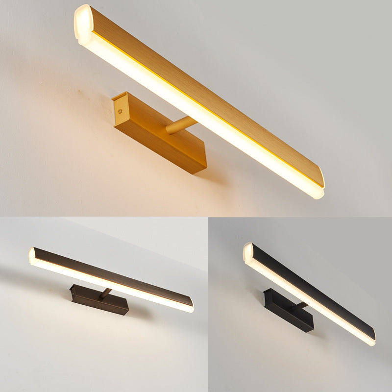 Minimalist Rectangular Strip LED Vanity Light Mirror Front Wall Sconce Lamp
