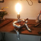 Industrial Plumbing Guitar Robot 1-Light Table Lamp