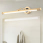 Modern Luxury Long Strip Full Copper Arcylic LED Vanity Light Wall Sconce Lamp