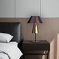 Modern Luxury Drum Cone Fabric Iron 1-Light Table Lamp for Bedroom
