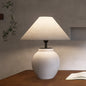 Modern Japanese Metal Ceramic Pot 1-Light Table Lamp