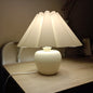 Nordic Ceramic Cloth Pleated 1-Light Table Lamp