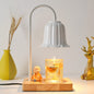 European Log Hardware Timing 1-Light Melting Wax Table Lamp