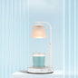 Modern Minimalist Lifting Solid Wood Cylinder 1-Light Melting Wax Table Lamp