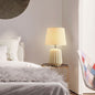 Nordic Macaron Ceramic Fabric 1-Light Table Lamp