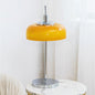 Nordic Vintage Orange Iron Glass 3-Light Table Lamp