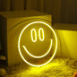 Neon Smiley Silicone LED Atmosphere Decorative Neon Lights