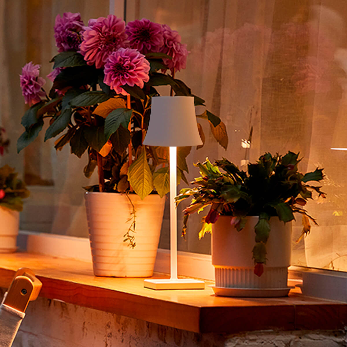 Nordic Creative Arc Shade Touch Infinitely Dimmable LED Table Lamp
