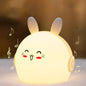Creative Cartoon Deer Rabbit Silicone USB LED Night Light Table Lamp