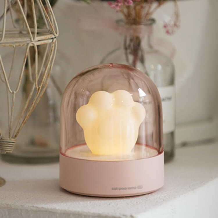 Creative Cartoon Cat Claw LED Eye Protection USB Night Light Table Lamp