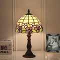 Creative Retro Tiffany Glass Shade 1-Light Table Lamp