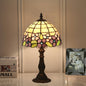 Creative Retro Tiffany Glass Shade 1-Light Table Lamp