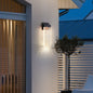 Modern Simplicity Waterproof Aluminum Crystal Rectangular LED Wall Sconce Lamp For Outdoor Patio