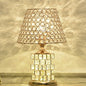 Nordic Luxury Crystal Cone Geometry 1-Light Table Lamp