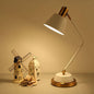 Nordic Simple Cone Shade Bend Arm 1-Light Table Lamp