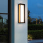 Contemporary Industrial Waterproof Aluminum Square PC LED Wall Sconce Lamp For Outdoor Patio