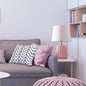 Nordic Macaron Ceramic Fabric 1-Light Table Lamp
