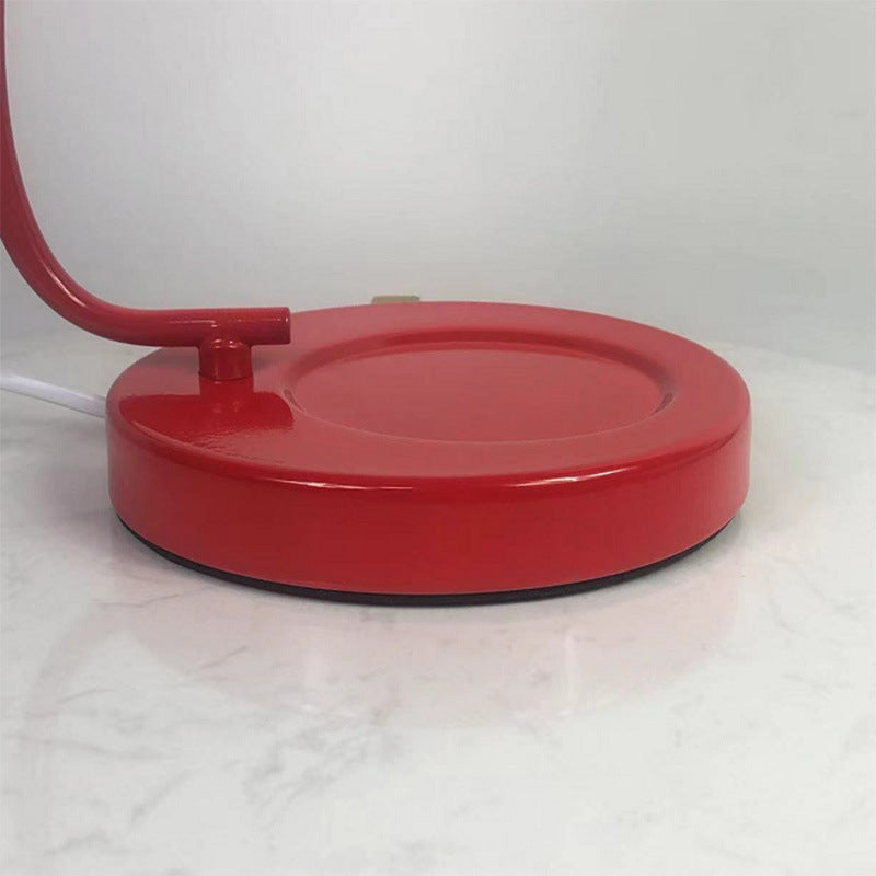 European Red Hardware 1-Light Melting Wax Table Lamp