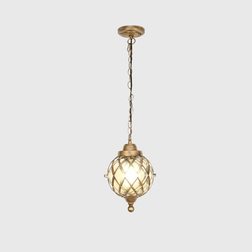 Outdoor Waterproof Glass Globe Pendant