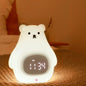 Cartoon Big White Bear Timer Alarm Clock LED Night Light