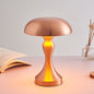 Modern Art Deco Mushroom Acrylic Iron LED Table Lamp For Bedroom
