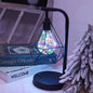 Modern Decorative Diamond Iron Battery USB 1-Light Table Lamp