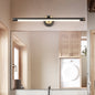 Modern Luxury Long Strip Full Copper Arcylic LED Vanity Light Wall Sconce Lamp