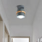 Nordic Wood & Iron Ceiling Light