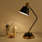 Nordic Simple Cone Shade Bend Arm 1-Light Table Lamp