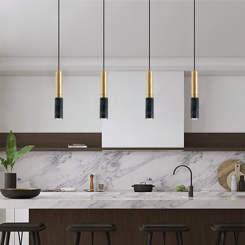 Nordic Marble Column Pendant Light