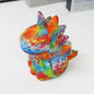 Creative Unicorn Painted 3D Printed LED Night Light Table Lamp