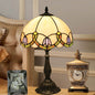 European Vintage Tiffany Flora 1-Light Table Lamp