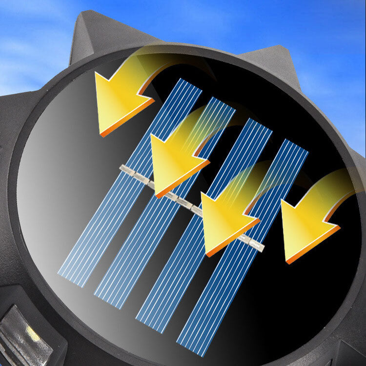 Modern Minimalist Outdoor Solar Octagonal Round ABS LED Wall Sconce Lamp for Garden