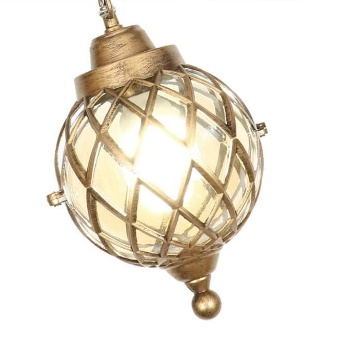 Outdoor Waterproof Glass Globe Pendant