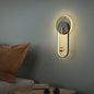 Nordic Industrial Iron Clock Design LED Wall Sconce Lamp
