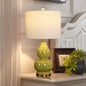Chinese Light Luxury Gourd Ceramic 1-Light Table Lamp