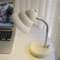 Contemporary Nordic Cream Yellow Cone Iron Adjustable 1-Light Table Lamp For Bedroom