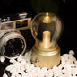 Contemporary Retro Bulb Ball ABS USB Charging LED Table Lamp For Bedroom