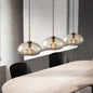 Nordic Cognac Glass Jar Pendant
