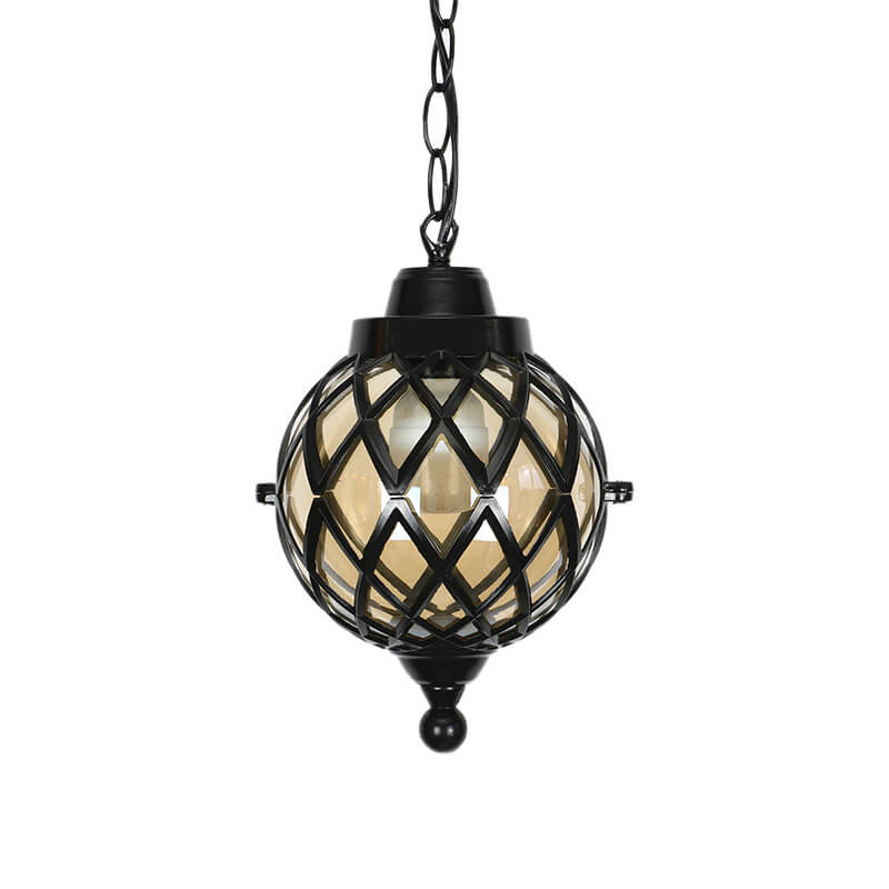 Outdoor Waterproof Glass Globe Pendant